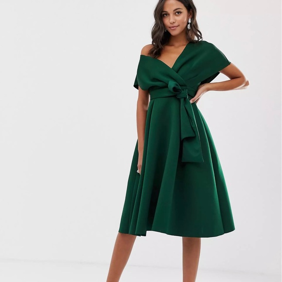ASOS Dresses & Skirts - ASOS green midi dress